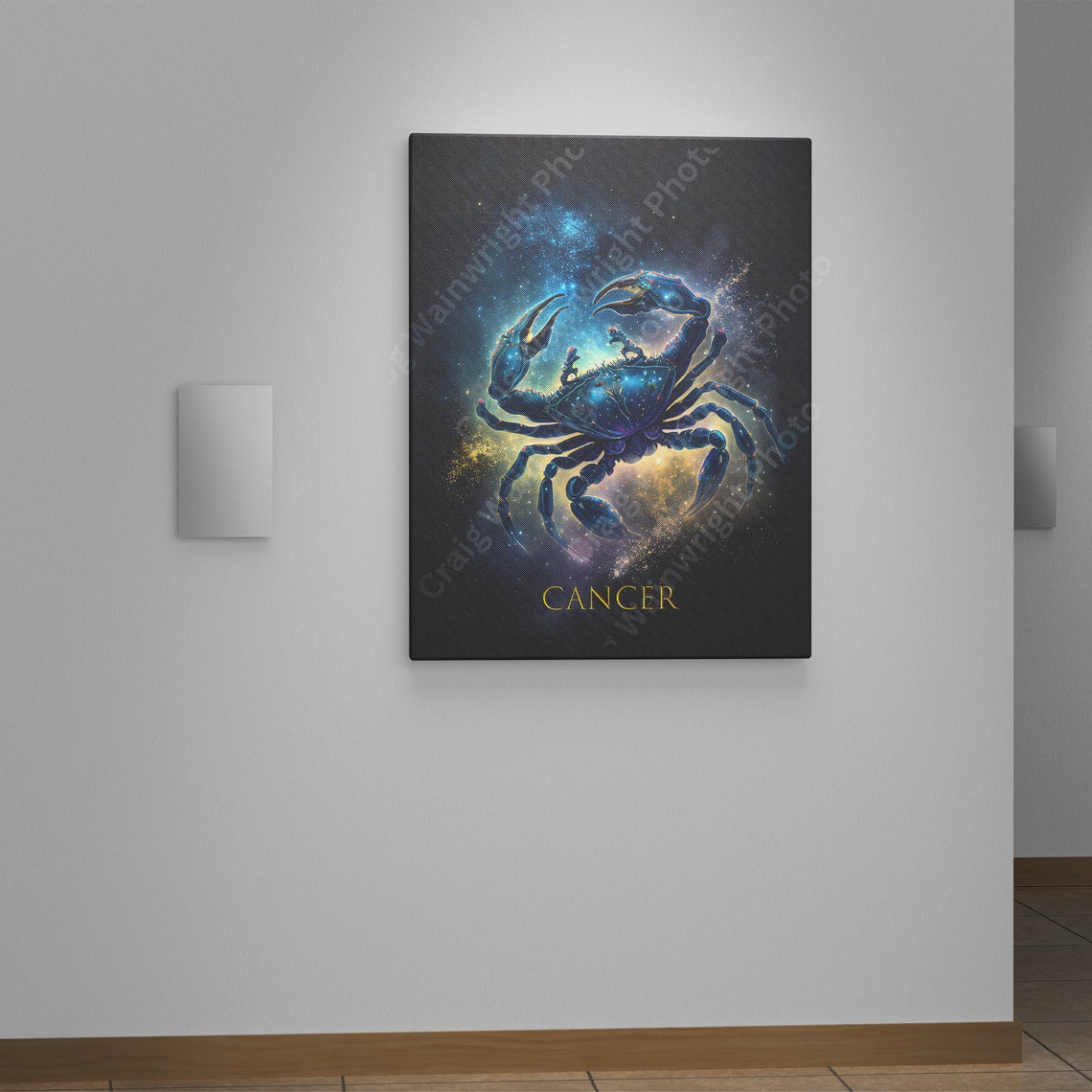 Cancer Print Astrology Art Zodiac Decor Celestial Poster Horoscope Illustration Constellation Artwork Astrology Gift Star Sign Print - Image 4