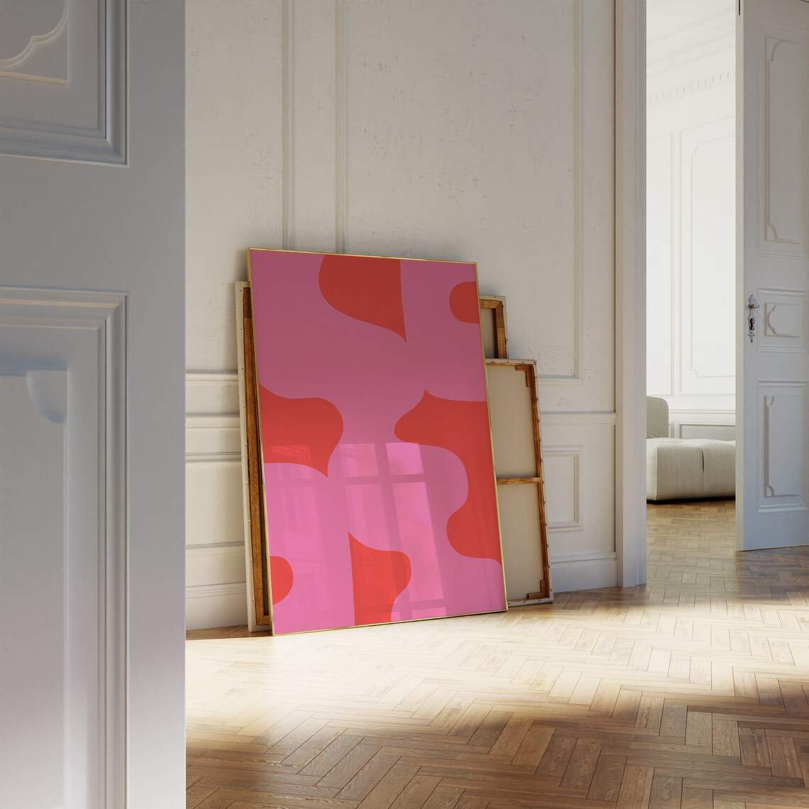 Midcentury Retro Minimalist Art Print, Funky Urban - Image 3