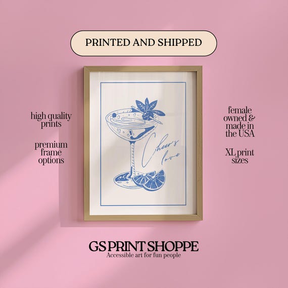 Cheers Love Vertical Art Print