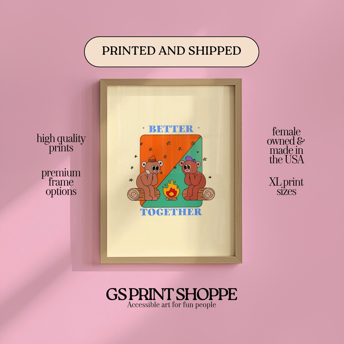 Better Bears Vertical Art Print