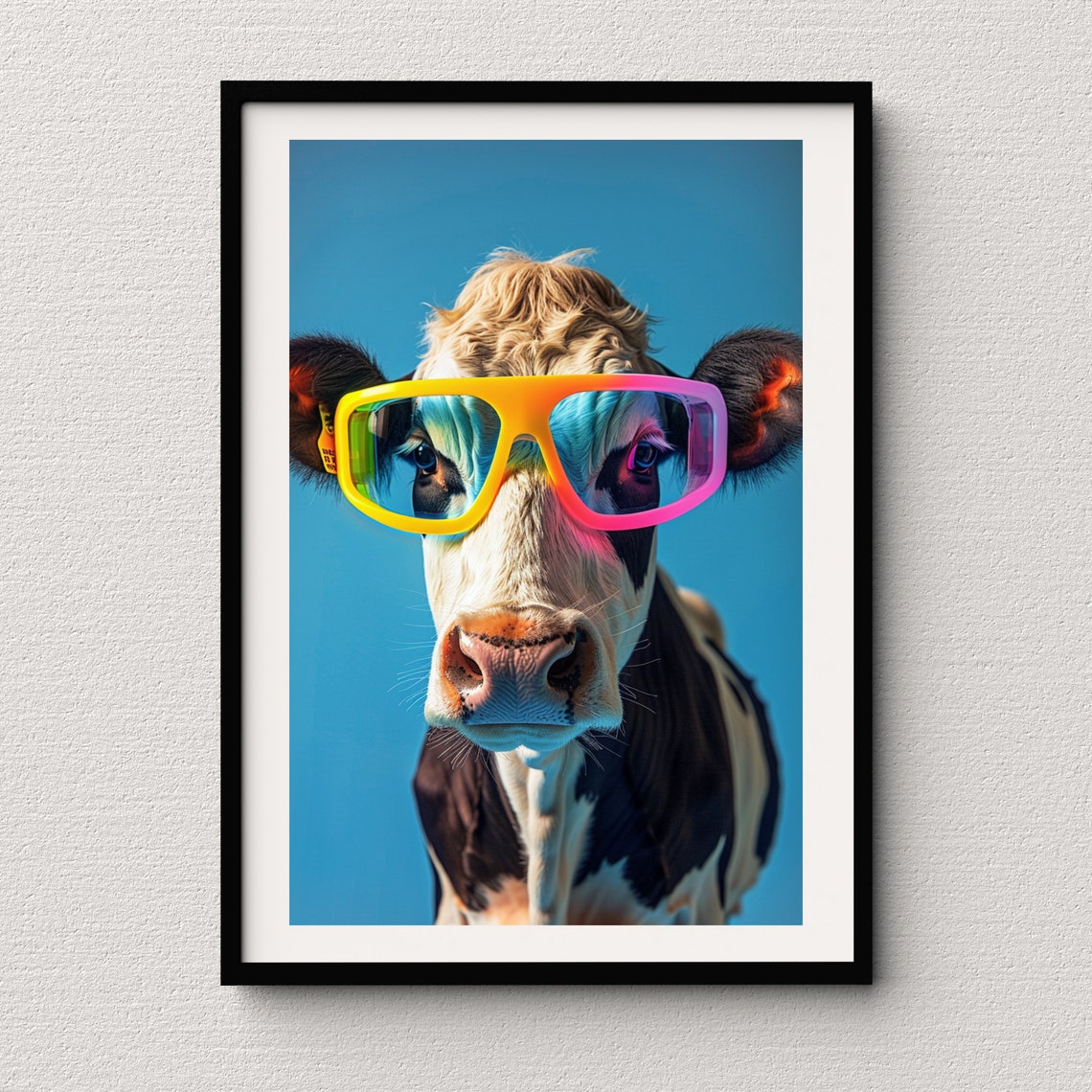 Dairy Cow Print Cute Cute Cow Wall Art For The Animal Lover Aesthetic Prints Prints Cow Prints