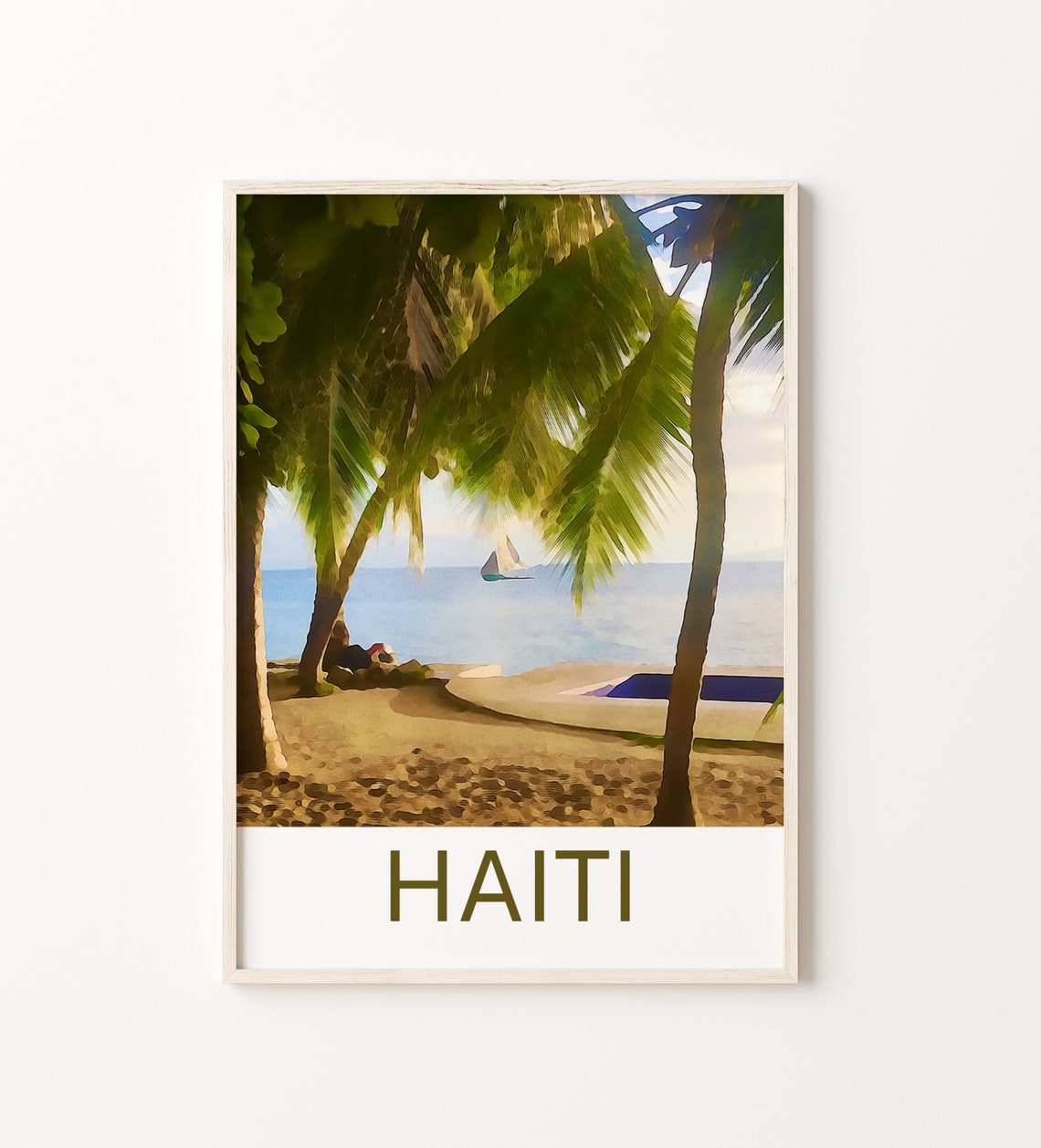 Haiti Print Haiti Art Haiti Wall Art Haiti Painting Haiti Art Print Haiti Artwork Haiti Poster Haiti Decor Haiti Haiti Travel
