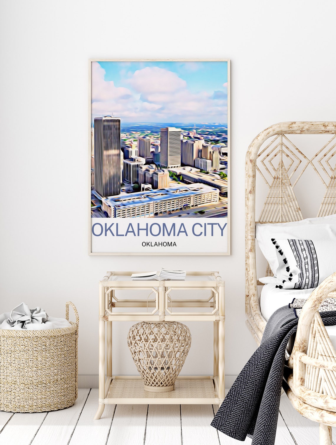 Oklahoma City Print Oklahoma City Art Oklahoma City Wall Art Oklahoma City Art Print Oklahoma City Artwork Oklahoma City Poster - Image 2