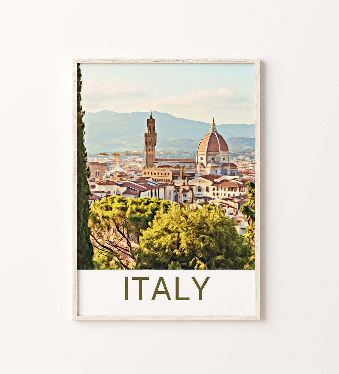 Italy Print Italy Art Florence Art Italy Wall Art Italy Art Print Italy Artwork Italy Poster Italy Decor Italy Florence Travel