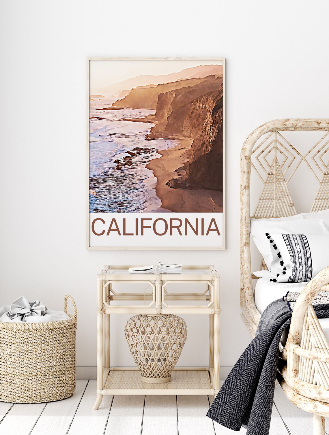 California Travel Print California Wall Art California Art California Artwork California Art Print California Gift California Poster - Image 2