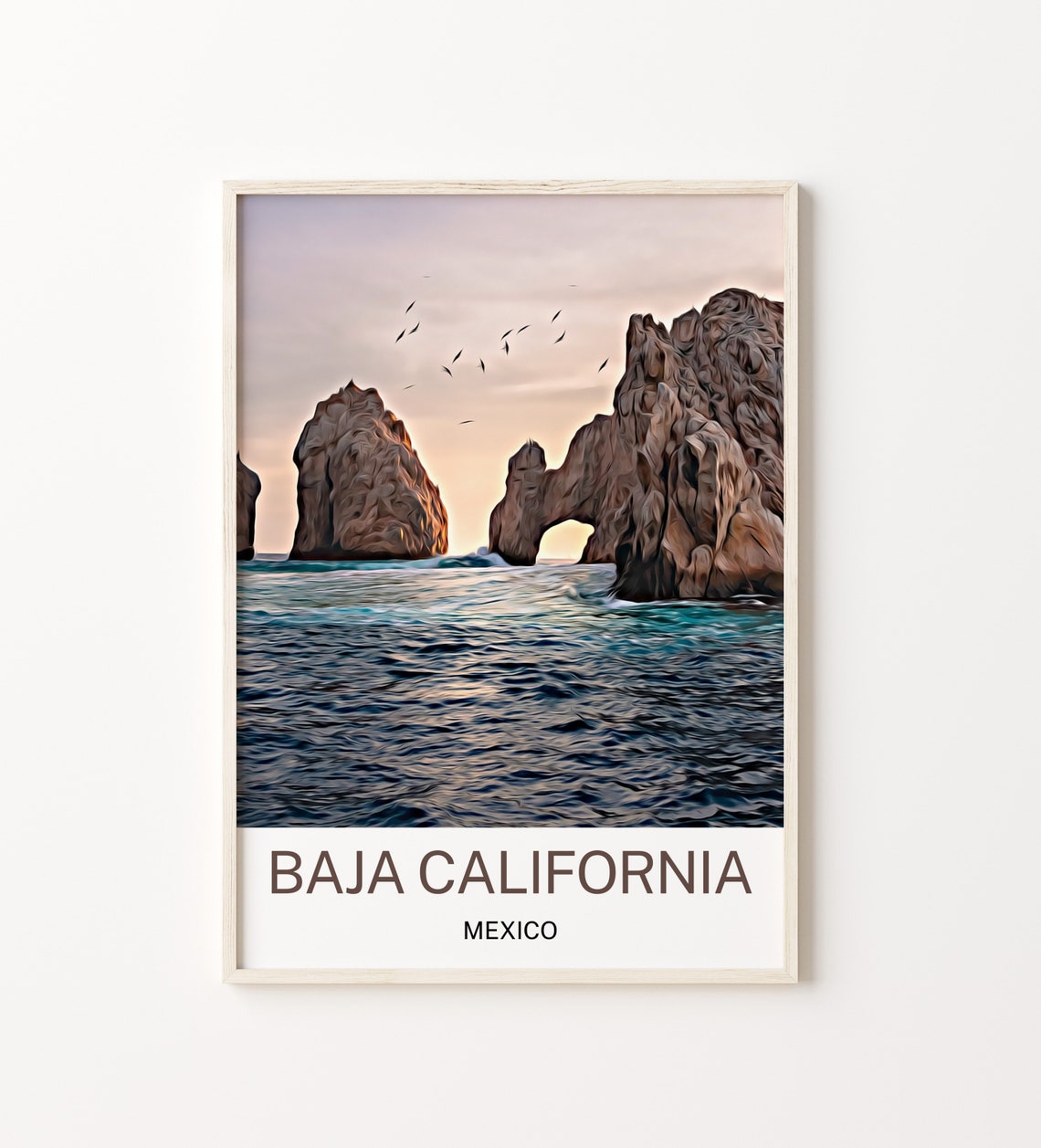 Baja California Print Baja California Art Baja California Wall Art Baja California Art Print Baja California Artwork Baja California