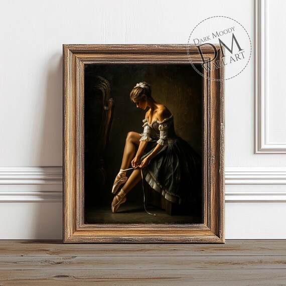 Ballerina Wall Art Gothic Ballet Victorian Dance Print