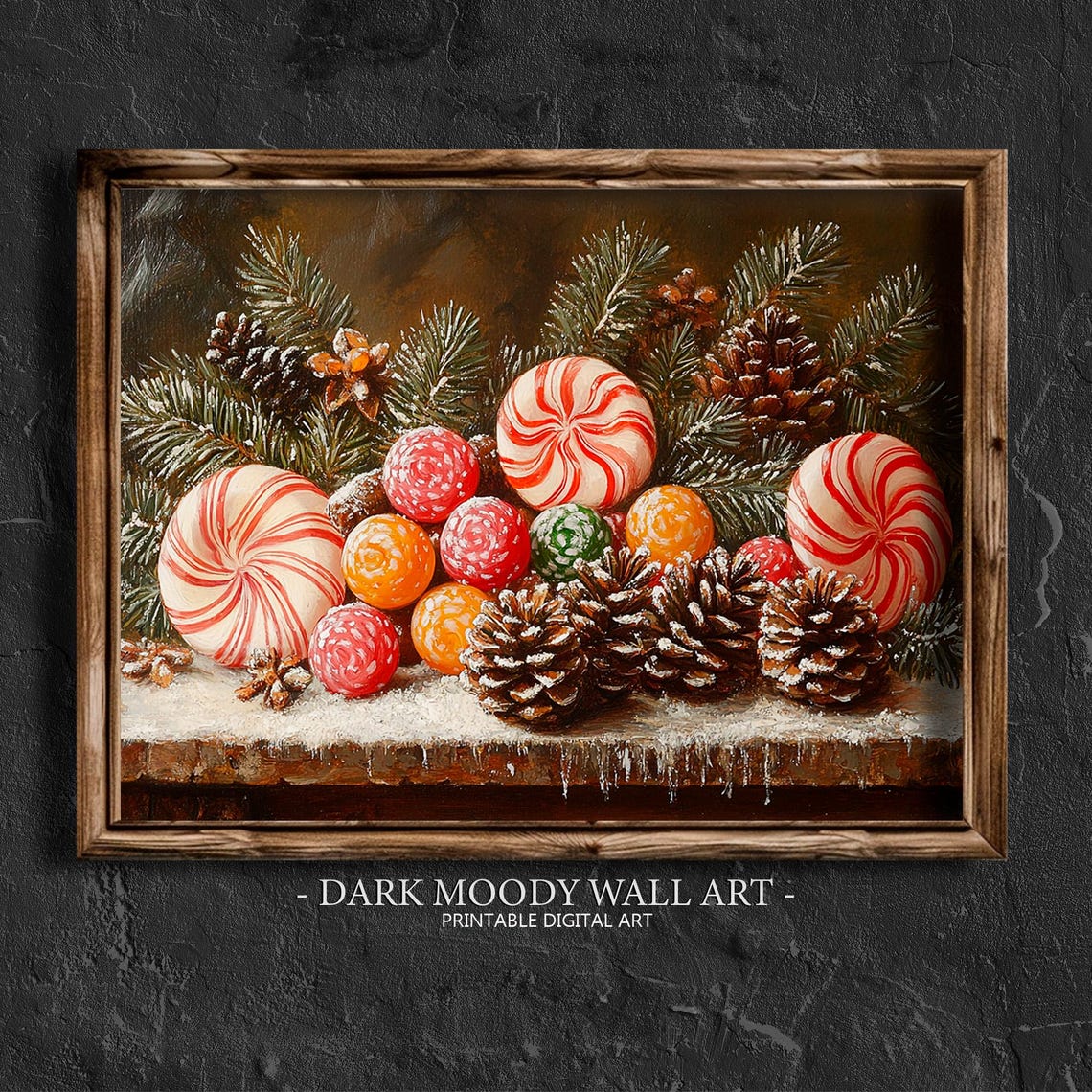 Festive Candy Art For Vintage Dark Academia Kitchen Decor - Image 6