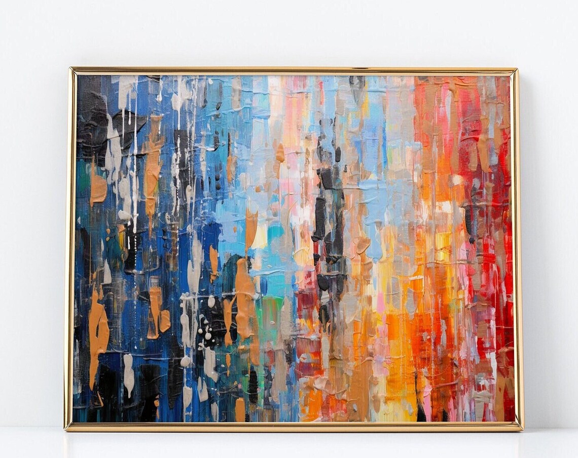 Abstract Painting, Kinetic Pointillism Spacescapes