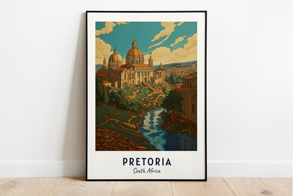 Union Buildings Travel Print Wall Art Pretoria South Africa City Print Union Buildings Travel Gift Union Buildings Poster Travel Gift