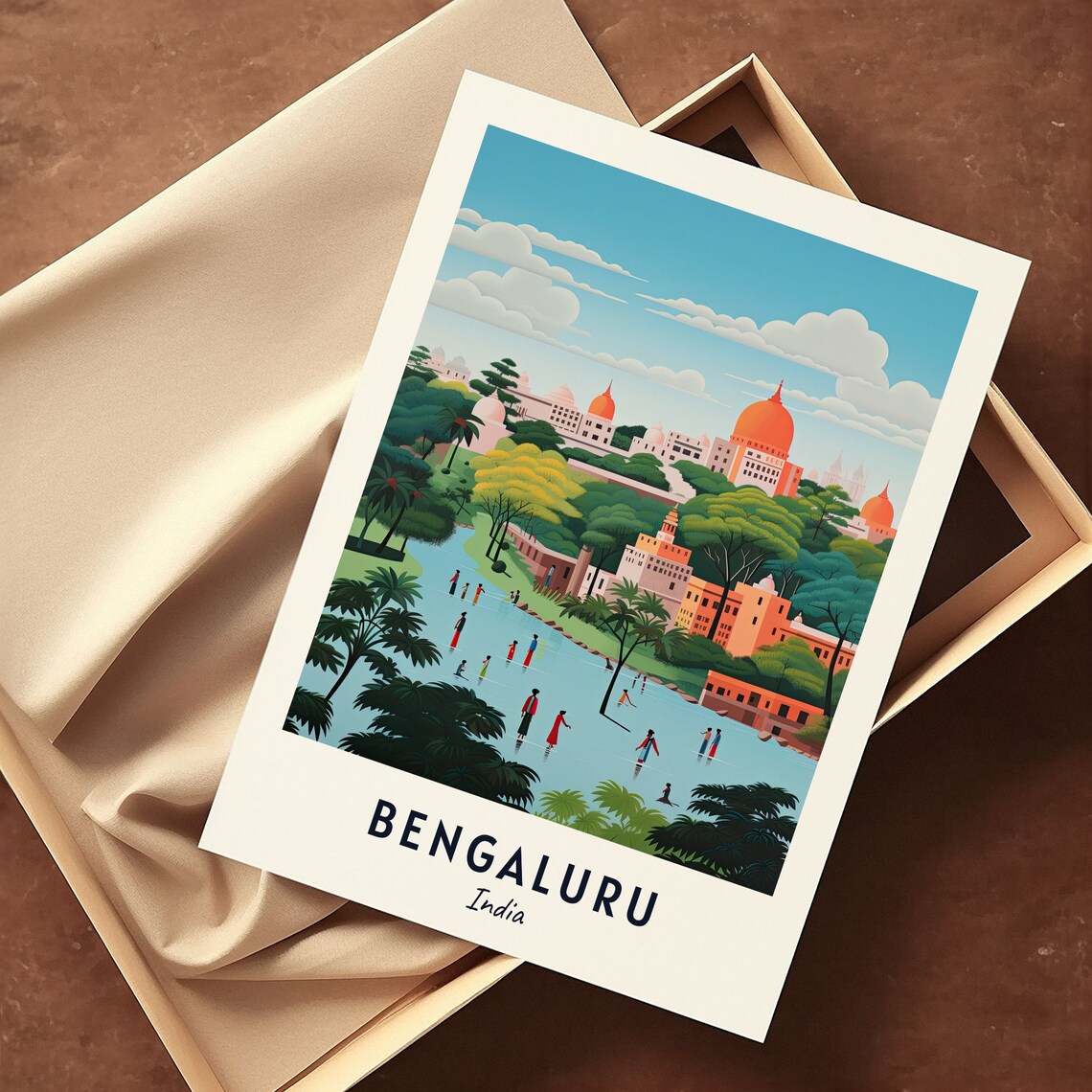 Bengaluru India Travel Poster, City Wall Art - Image 3