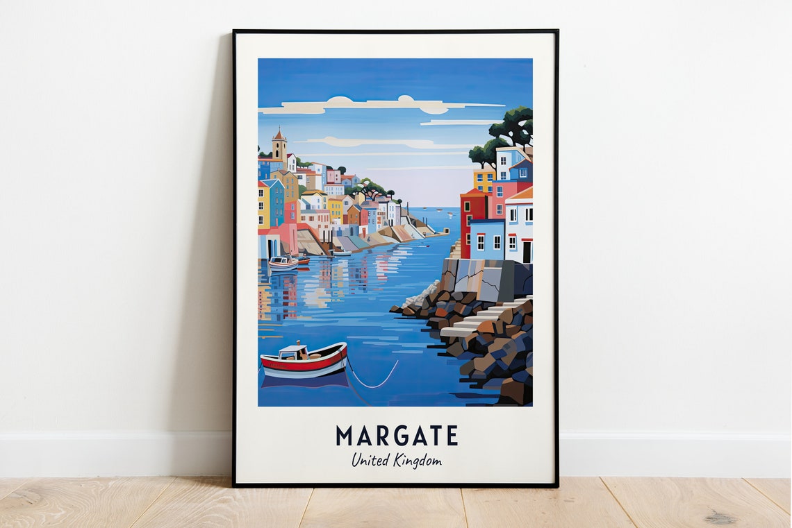 Margate United Kingdom Travel Print Wall Art Margate United Kingdom City Print Margate United Kingdom Travel Gift Margate Wall Art