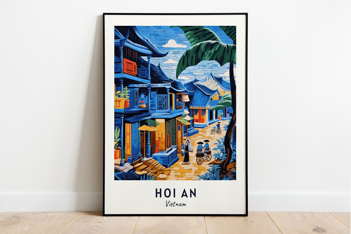 Ancient Town Of Hoi An Travel Poster, Vietnam City