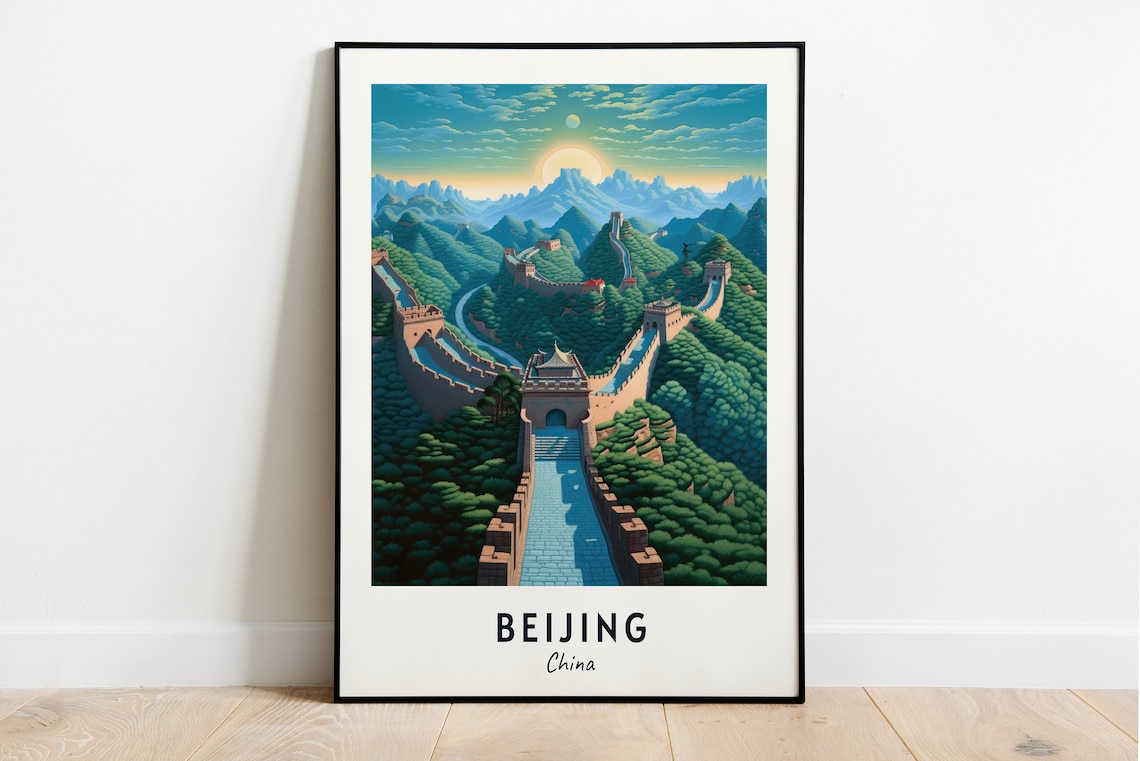 Beijing Travel Gift Wedding Present Poster