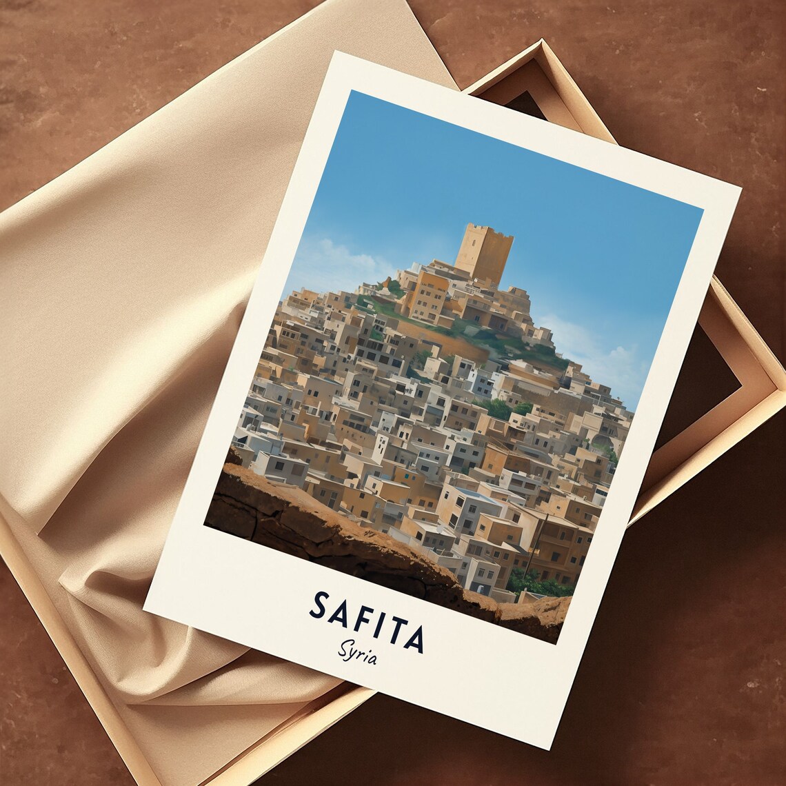 Safita Syria Travel Poster, City Place Print - Image 3