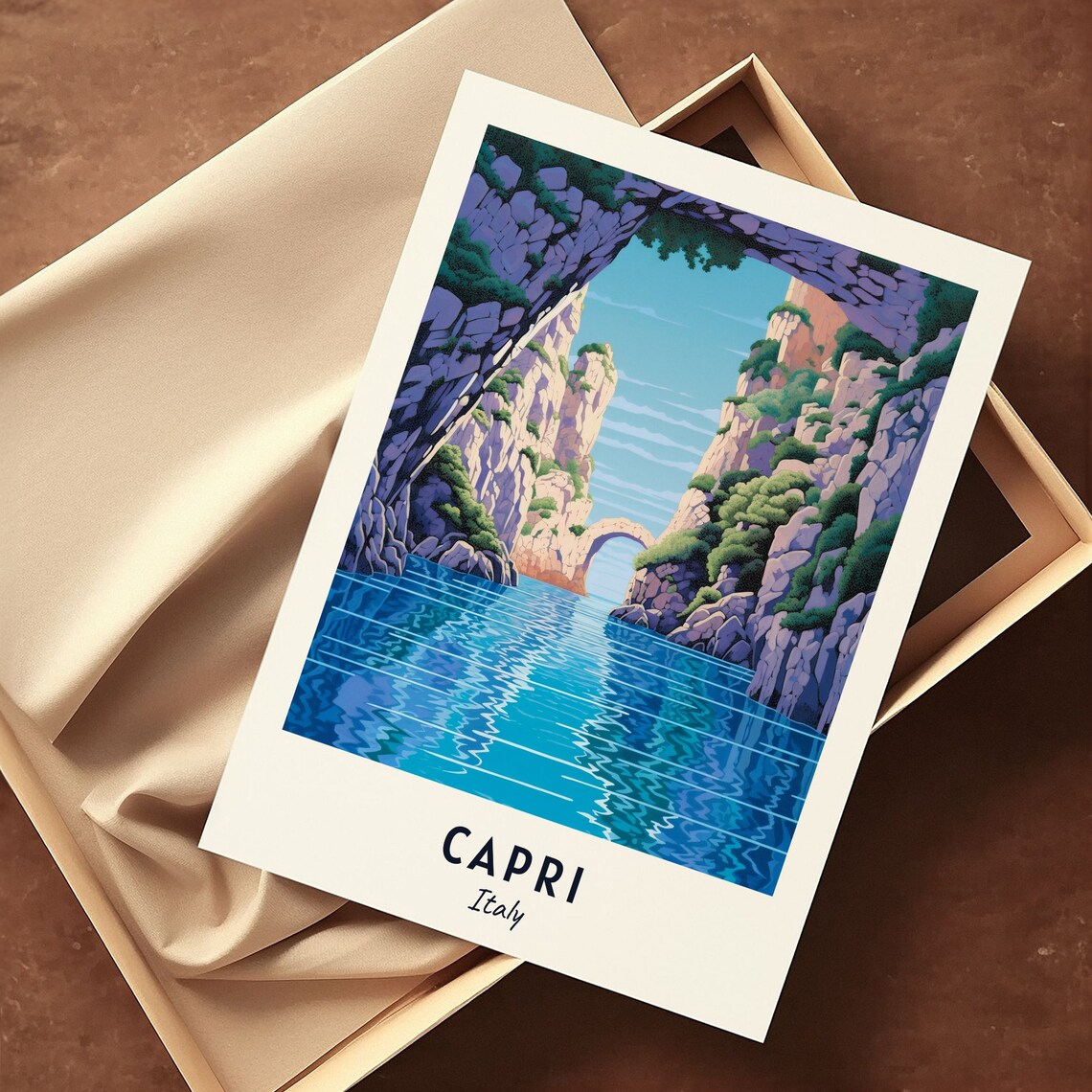 Capri Travel Print, Capri Italy City Poster - Image 3