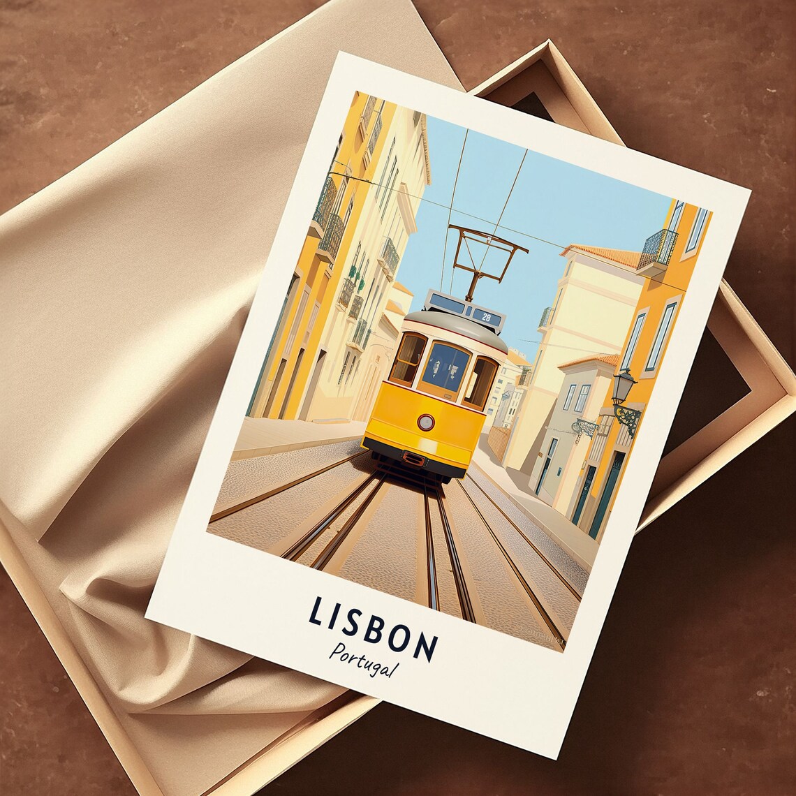 Lisbon Travel Poster, Portugal City Print - Image 3