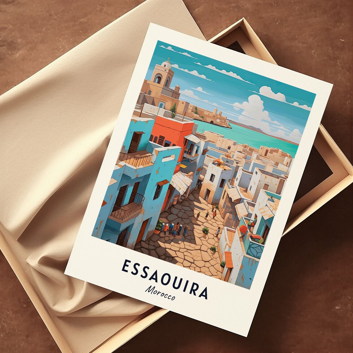 Essaouira Morocco Travel Poster, City Gift - Image 3