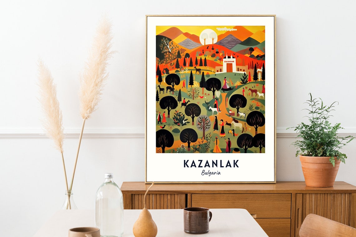 Thracian Tomb Of Kazanlak Unesco World Heritage Site Travel Print Wall Art Kazanlak Bulgaria City Print Travel Gift - Image 2