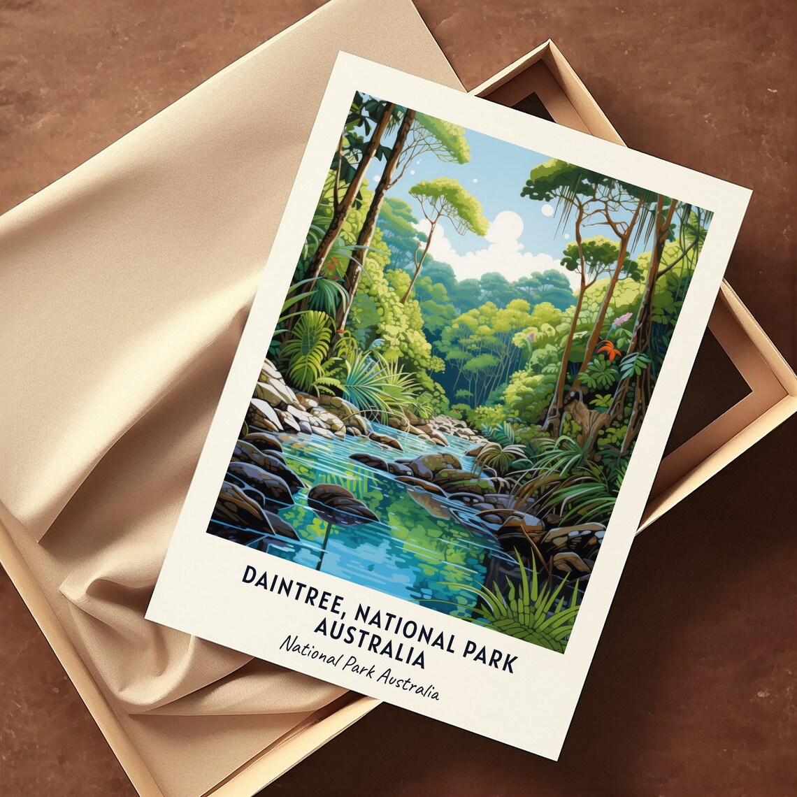 Daintree National Park Australia Travel Poster - Image 3