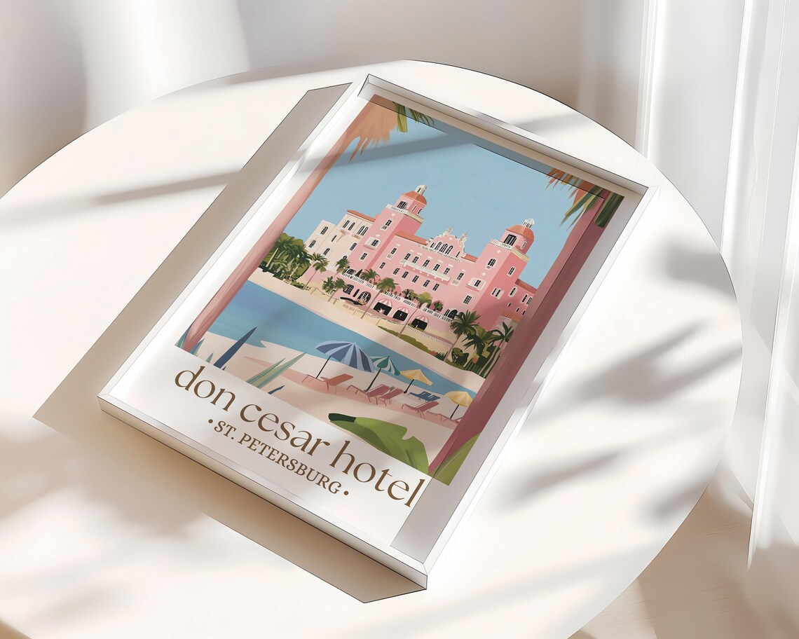 Don Cesar Hotel, St Petersburg Florida Travel Poster - Image 3