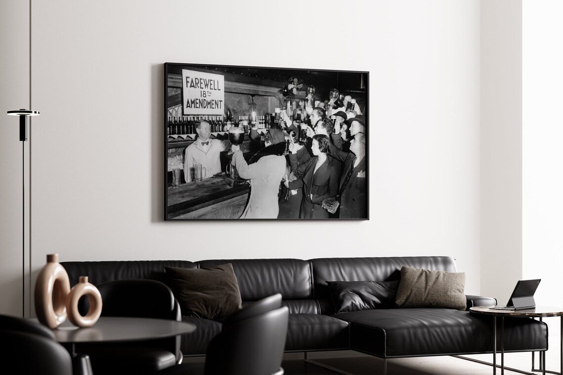 Farewell 18th Amendment Beer Prohibition Poster - Image 4