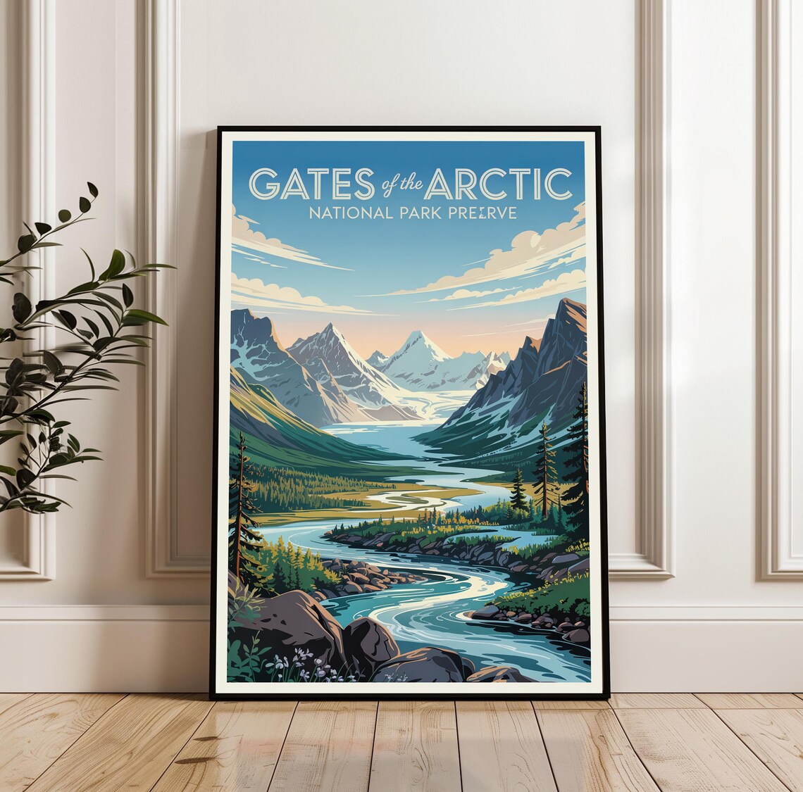 Gates Of The Arctic National Park Preserve Alaska Wilderness Poster