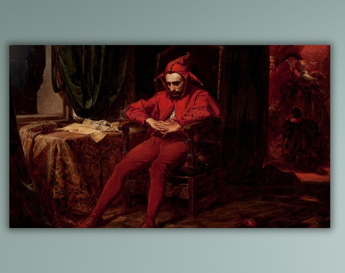 Jan Matejko Stanczyk Red Jester Classic Polish Painting Poster