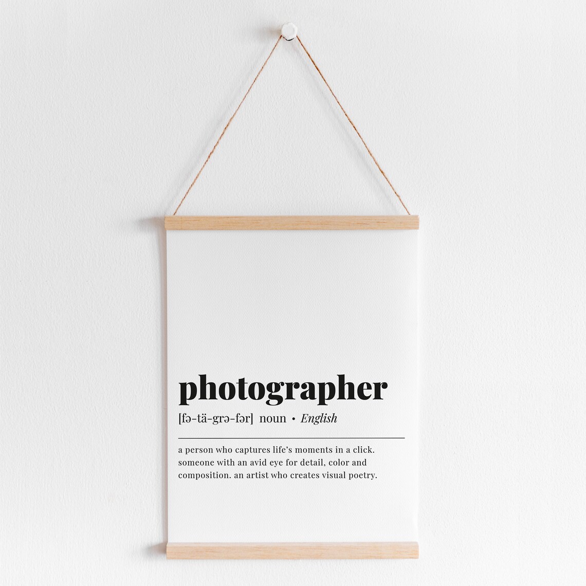 Photographer Definition Gift For Photographers Noun Meaning Poster - Image 6