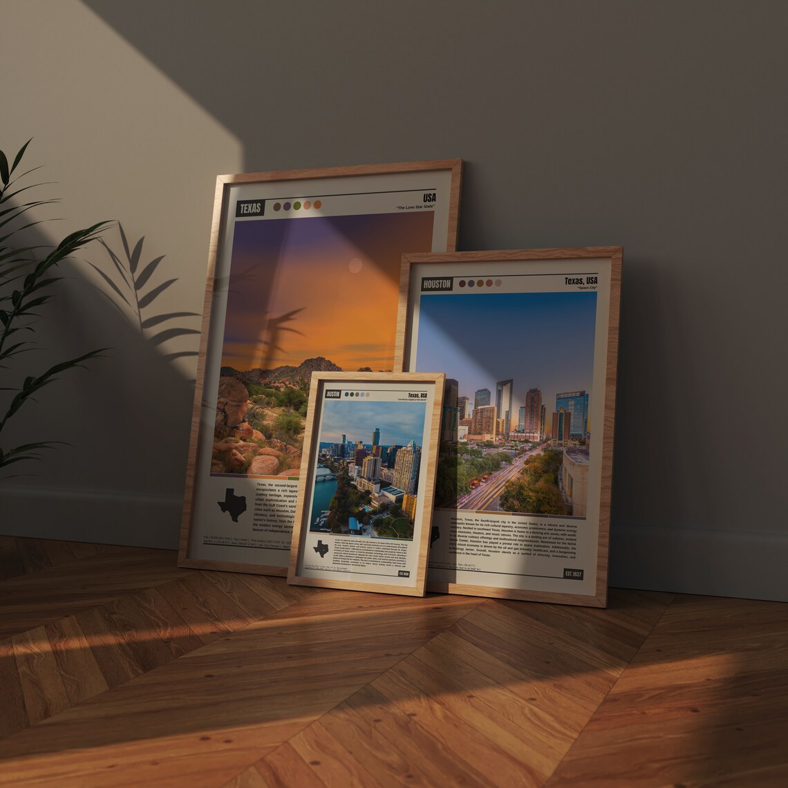 Austin Travel Poster, Map and Skyline Wall Decor - Image 4