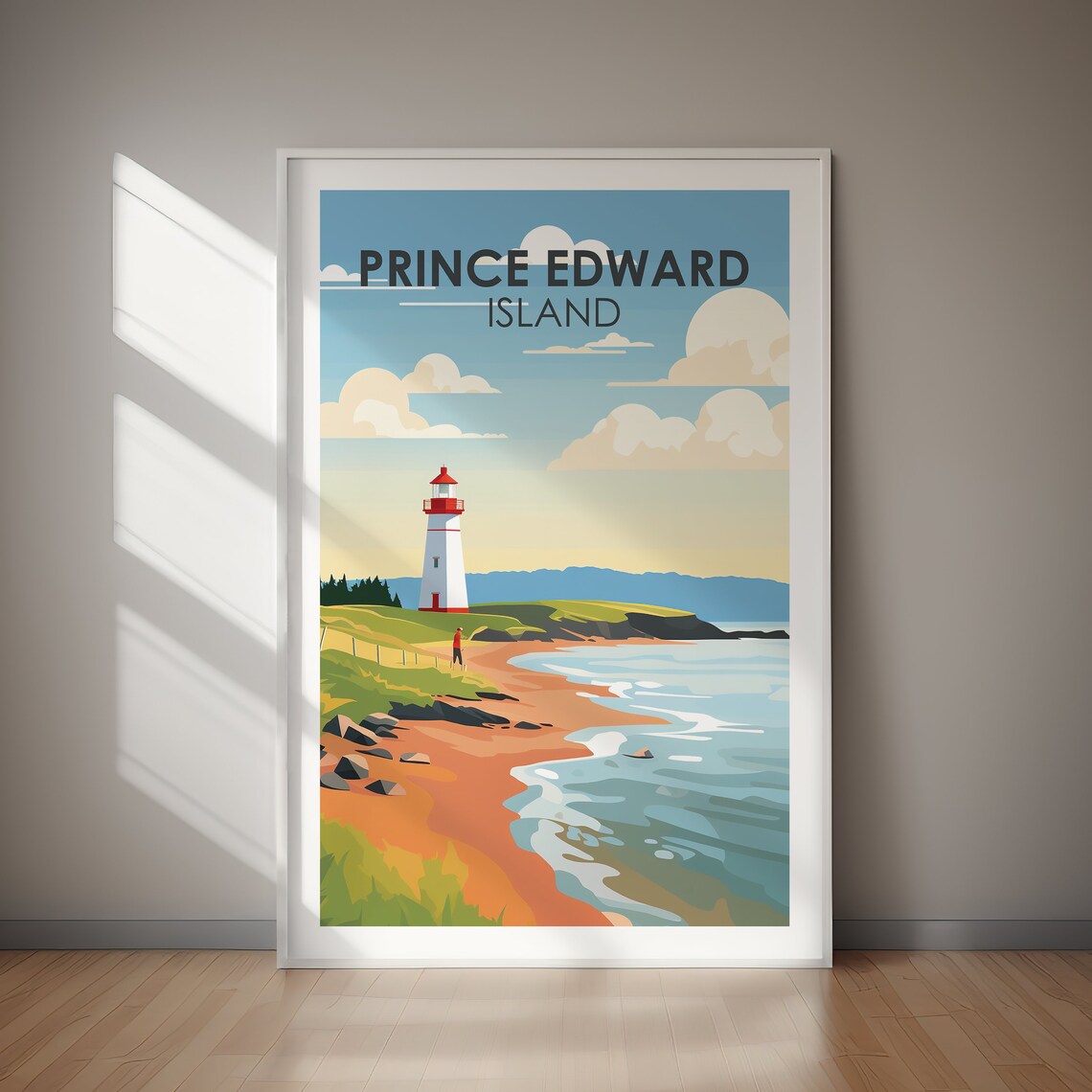 Prince Edward Island Travel Poster, Canada Art Print