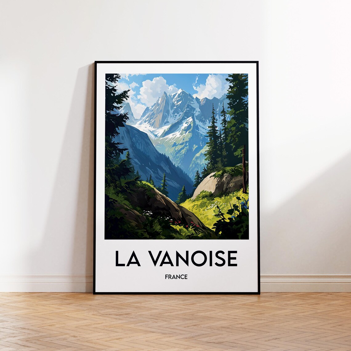 Vanoise Travel Poster, France National Park