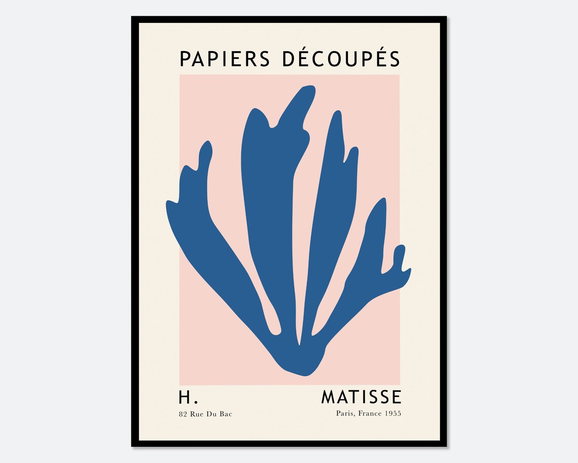 Henri Matisse Papiers Decoupes Poster Print