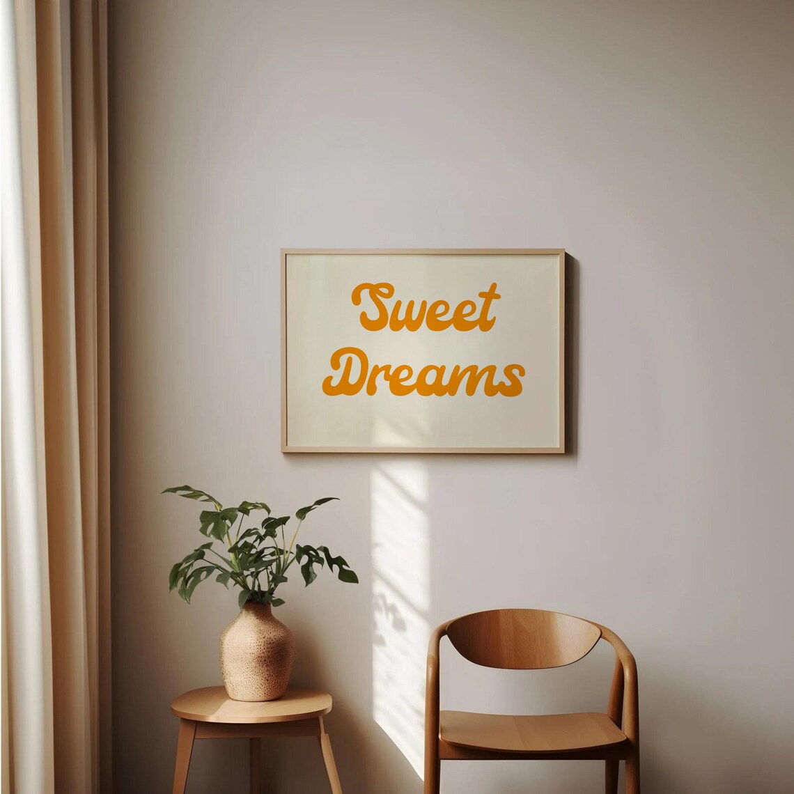 Sweet Dreams Retro Poster, Dorm Room Wall Art - Image 3