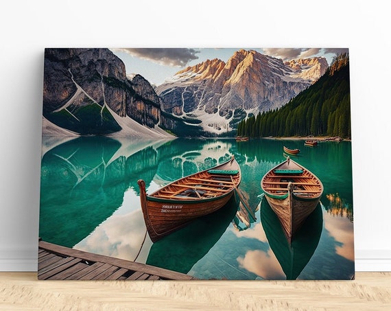 Banff Print Wall Art Print Banff Print Mountain Print Mountain Lake Print Mountain Large Mountain Lake