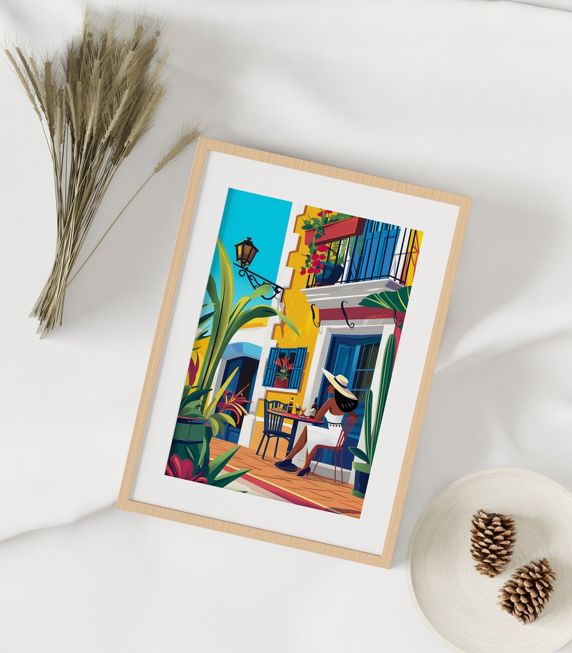 South America Travel Illustration Art Print - Image 2