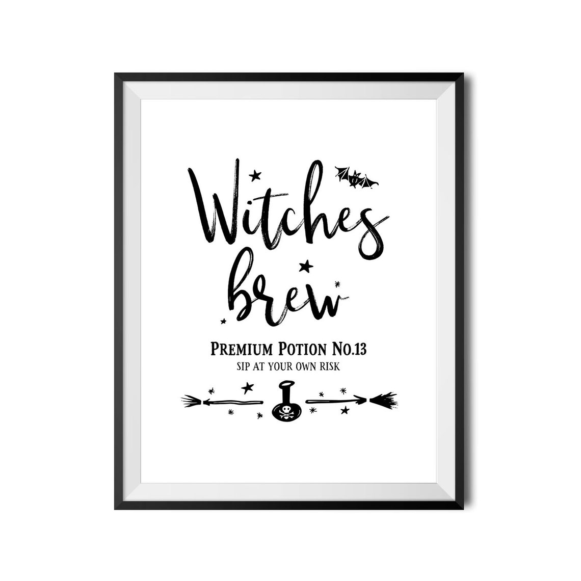 Witches Brew Premium Potion No 13 Halloween Quote Poster Kitchen - Image 4