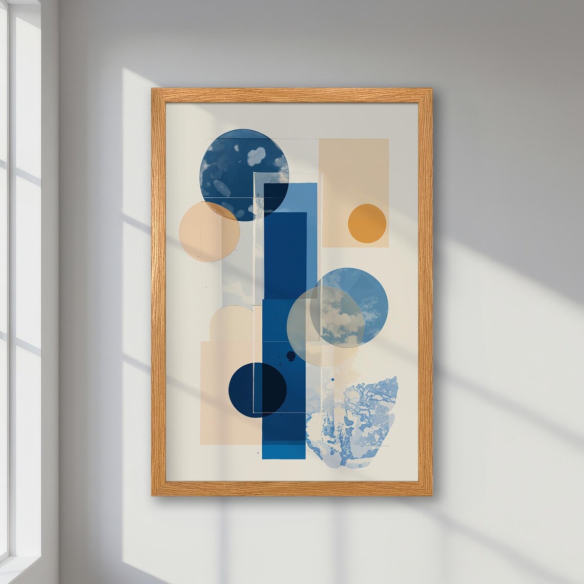 Abstract Poster, Geometric Minimalist Art