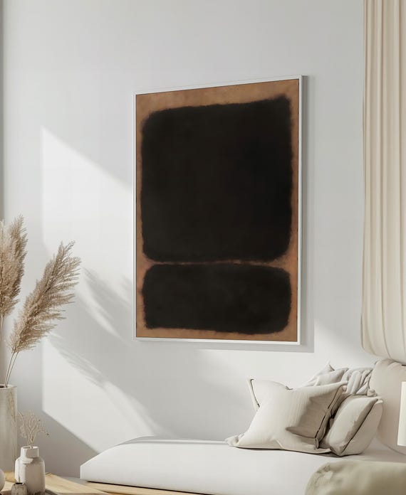 Mark Rothko Abstract Painting, Gift For Art Lovers