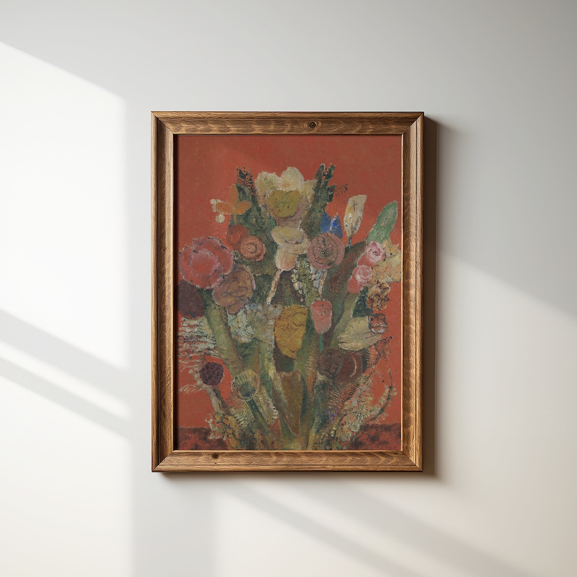 Victorian Botanical Floral Bouquet Art Print