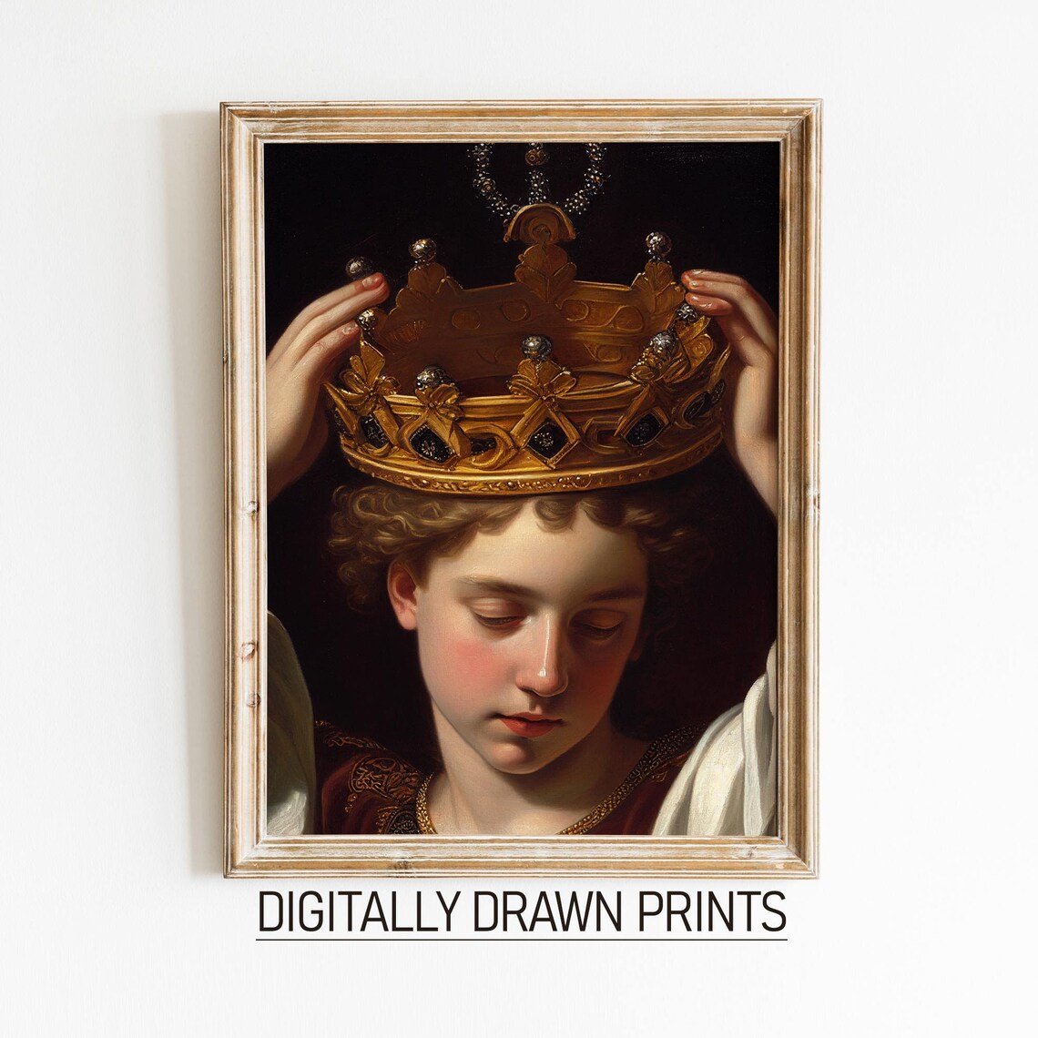 Victorian Boy Portrait Vintage Art Print