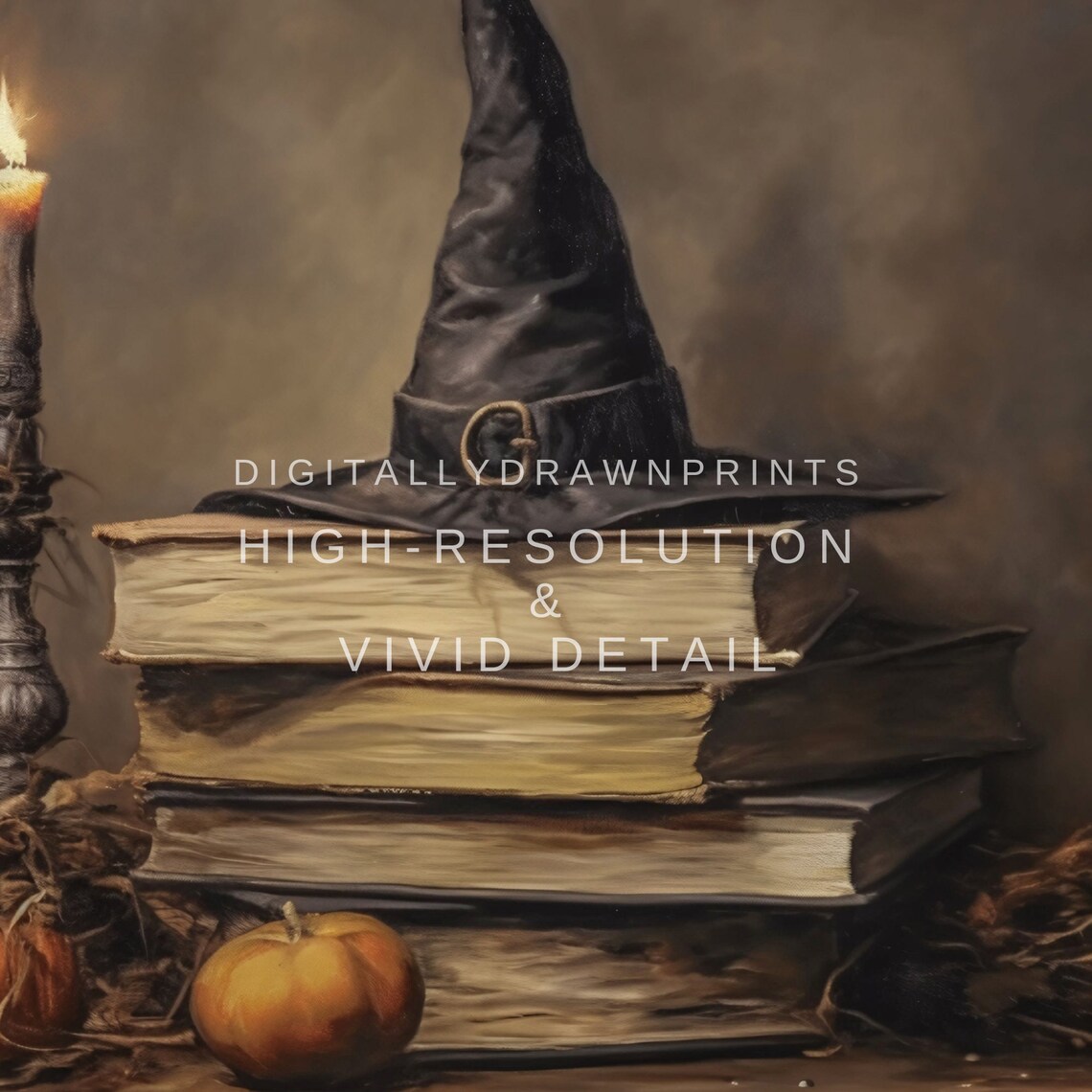 Vintage Halloween Witch Spells Poster Print - Image 2
