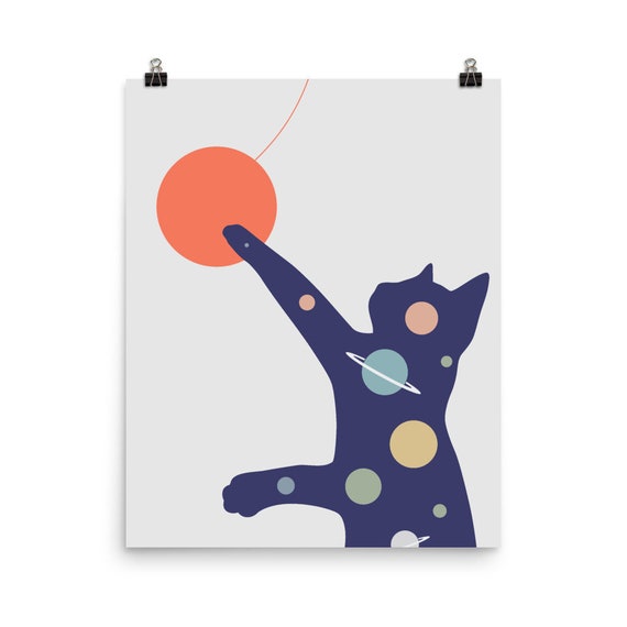 Cat Landscape Art Print