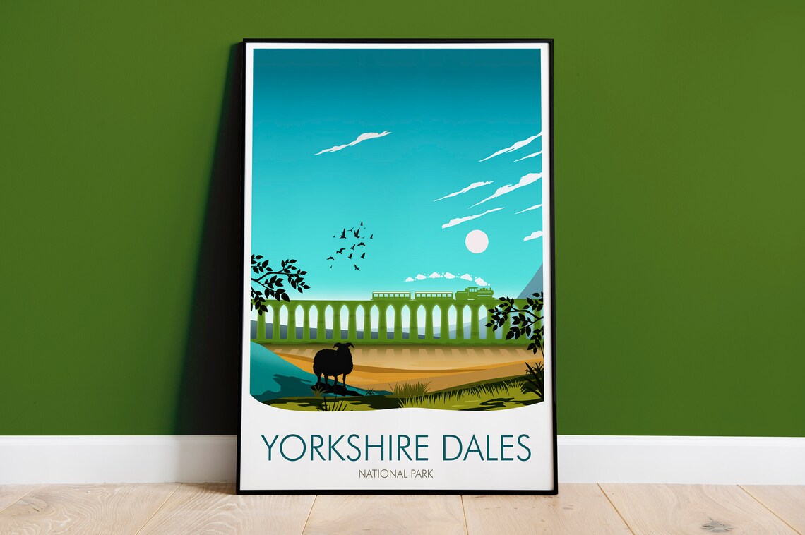 Yorkshire Dales Art Print, Yorkshire Landscape