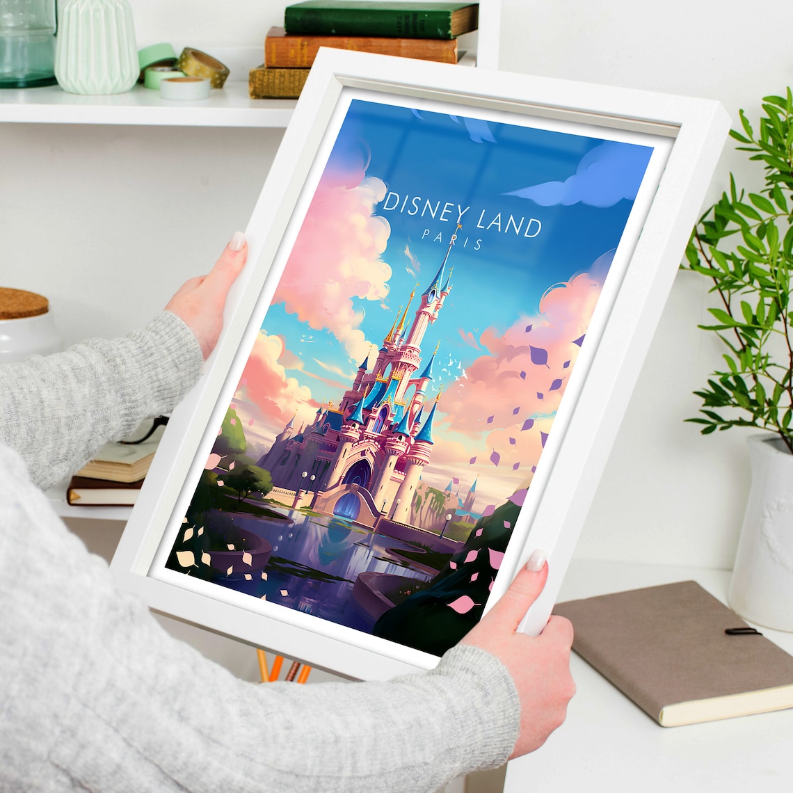 Paris Kingdom-Inspired Travel Poster Print - Image 4