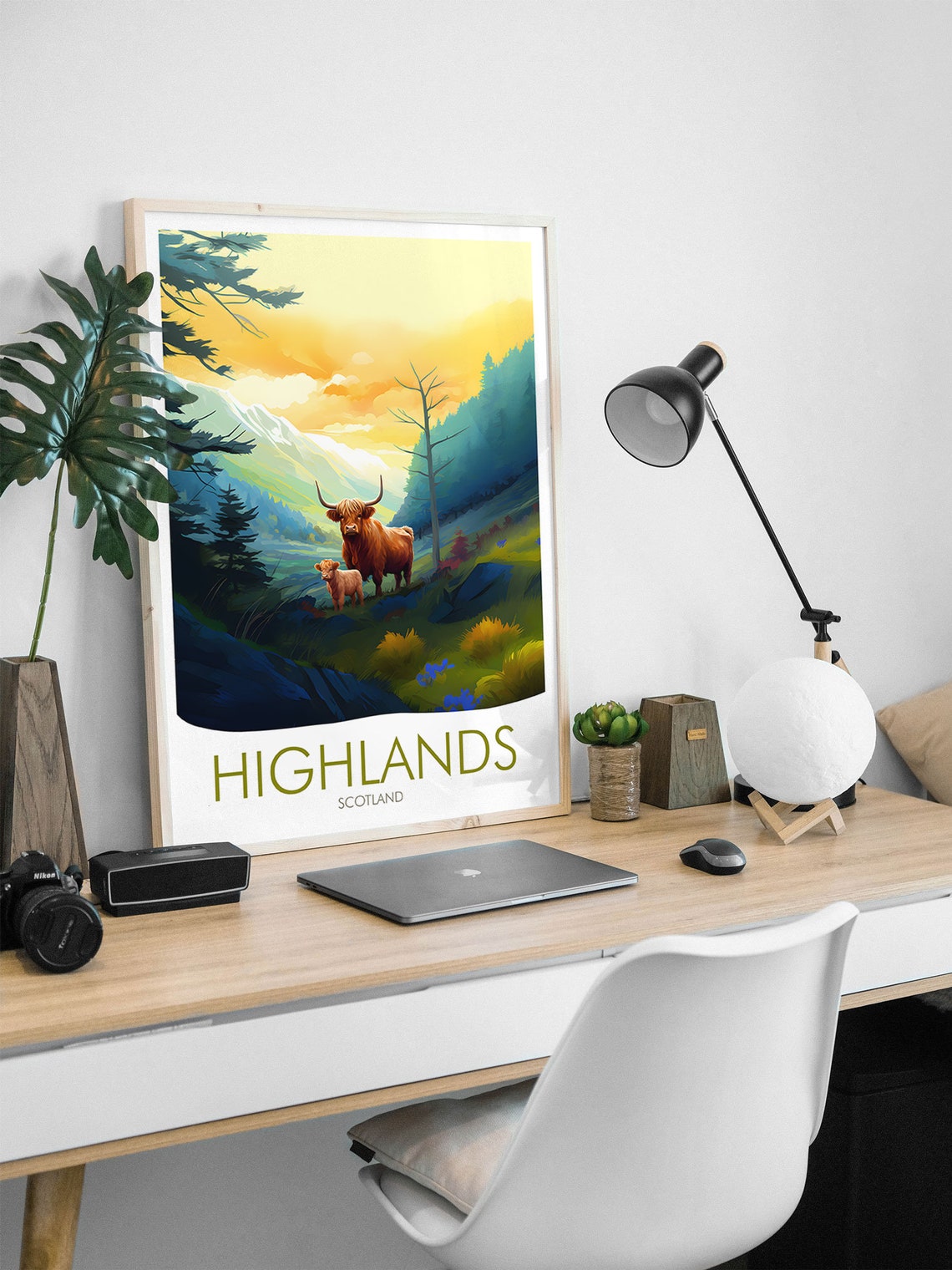 Scotland Travel Print, Scottish Highlands - Image 2