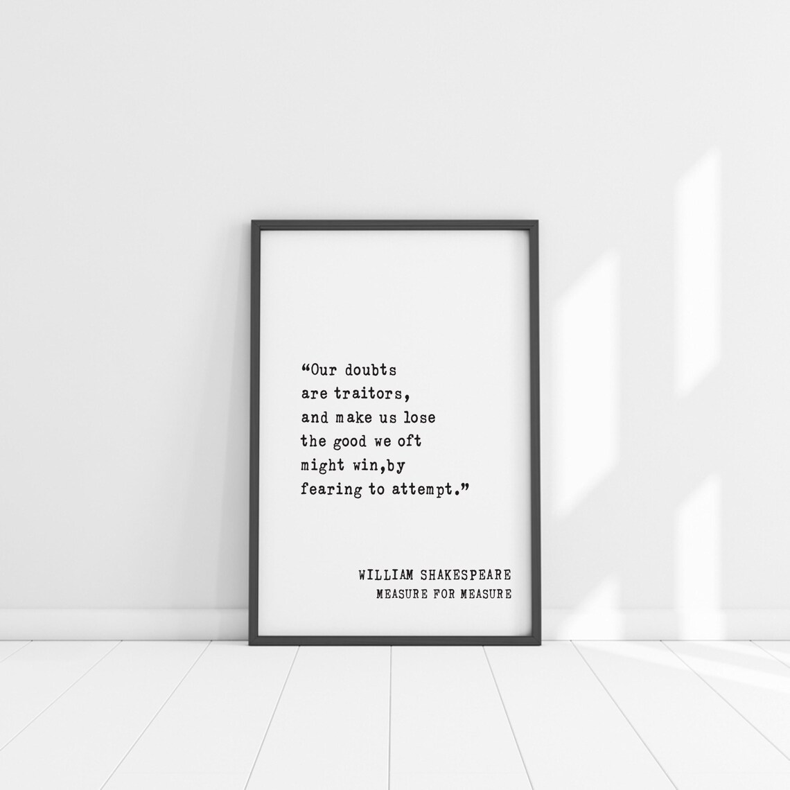 Measure For Measure Shakespeare Quote Art Print - Image 5