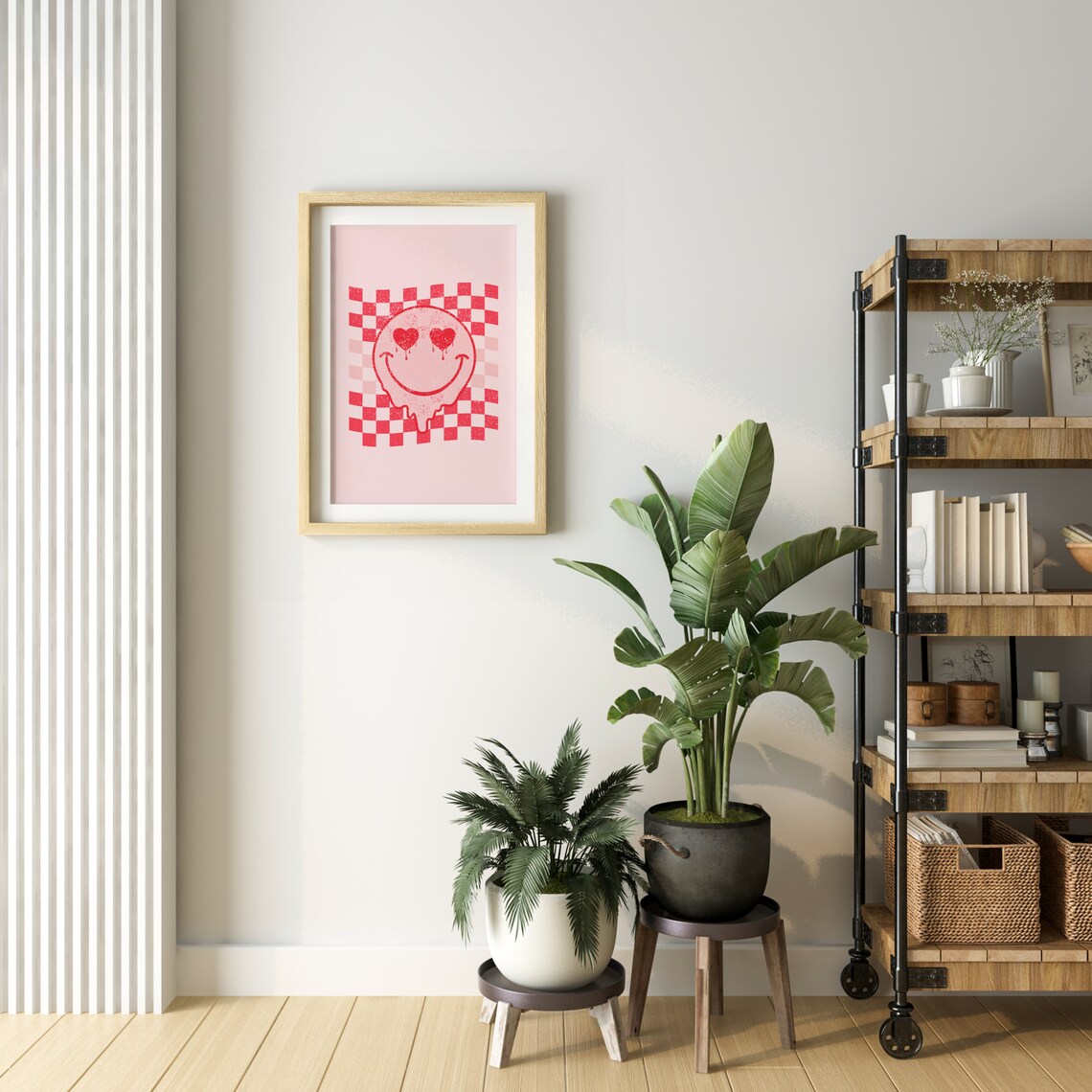 Cute Retro Wall Print Valentines Day Poster Romantic Poster Wall Decor Large Art Retro Poster Pink Postser - Image 3
