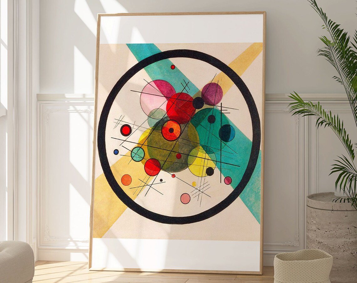 Kandinsky Circle In A Circle, Abstract Art Poster