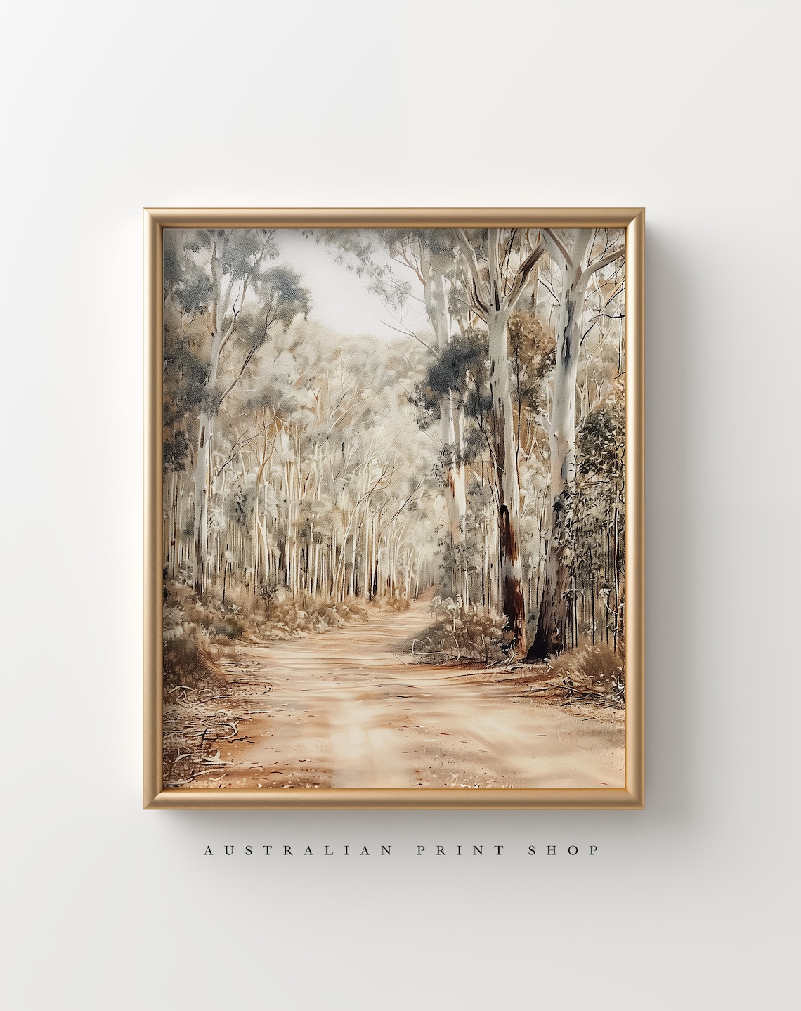Australian Bush Trails Gum Tree Travel Poster - Image 6